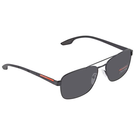 Prada Linea Rossa PS 51US Men's Sunglasses Grey/Grey 62